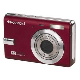 Polaroid T730 7.0MP Digital Camera 2.5" TFT LCD ( RED)