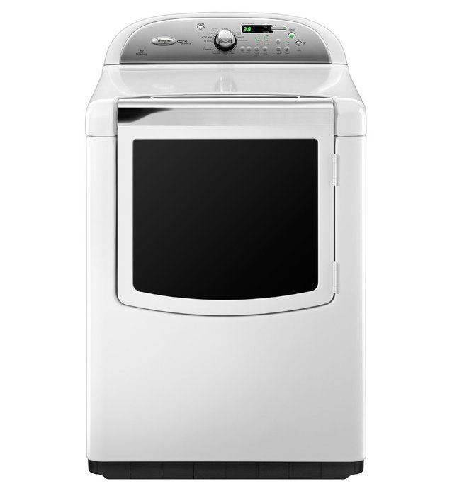 Whirlpool WGD8600YW Cabrio 7.6 Cu. Ft. White With Steam Cycle Gas Front Load Dryer N4
