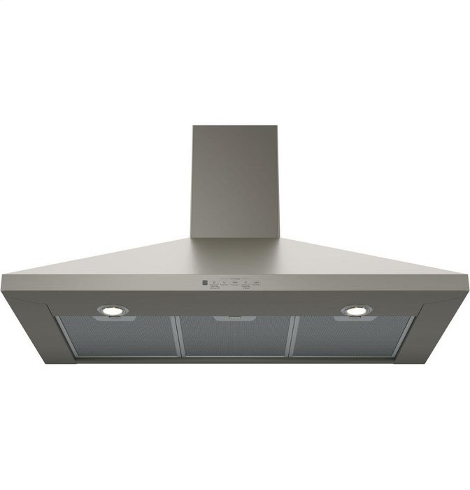 GE APPLIANCES JVW5361EJES GE 36"" Wall-Mount Pyramid Chimney Hood N3