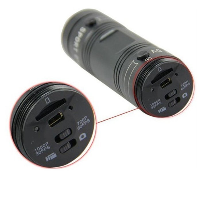 PowerRider Multifunction Sports DV Mini F9 DVR HD Action Camera H.264 5.0M Pix for Traveling Outdoor Sports N3