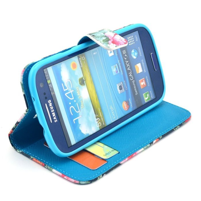 Galaxy S5 Case, Firefish Book-style Flip PU Leather Wallet [Kickstand] [Magnetic Closure] [Card Slots] [Scratch... N76