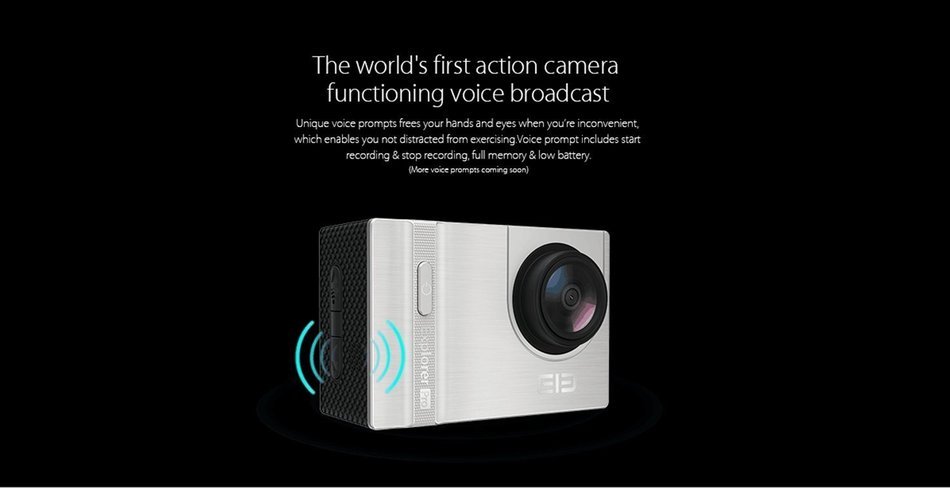 Elephone ELE Explorer Pro Sports Action Camera 4K SONY Camera Sensor 2.0-Inch TFT LCD 170&deg; Wide Angle Lens Waterproof... N6