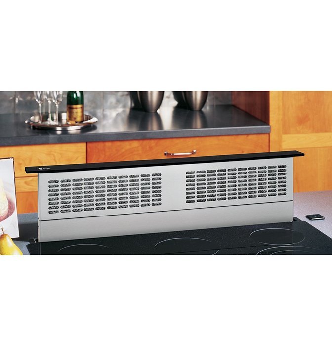 GE PVB98DTBB 36" Black Downdraft Range Hood N2