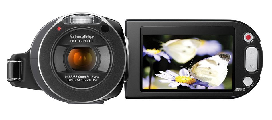 Samsung HMX-H104 HD SSD Flash Memory Camcorder with 16 GB Memory and 10x Optical Zoom N8