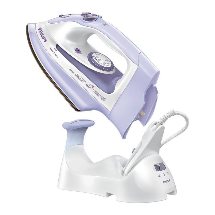 Philips GC4810/02 Azur FreeMotion Cordless Steam Iron - Pearl/ Lilac