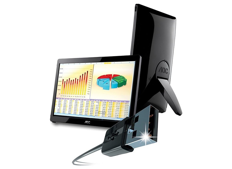 AOC E1649FWU 16-Inch 1366 x 768 16 ms LED LCD Monitor