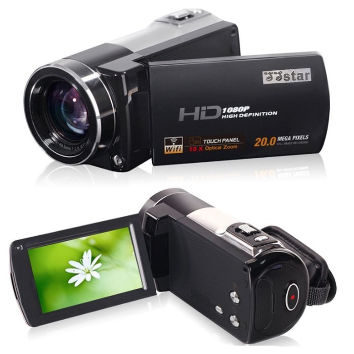 SSstar WIFI camcorder 10x Optical Zoom video camera HD 1080P DV 3.0" TFT LCD screen max 16MP digital HD Face Detection... N2