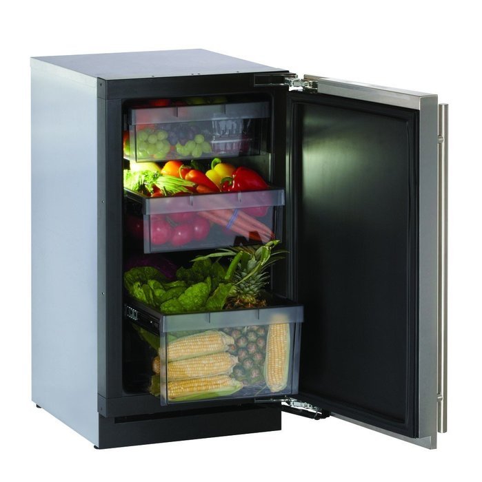 U-Line 3018RFS00 Modular 3000 18" Energy Star Freestanding Counter Depth All Refrigerator with 3.4 cu. ft. Capacity...