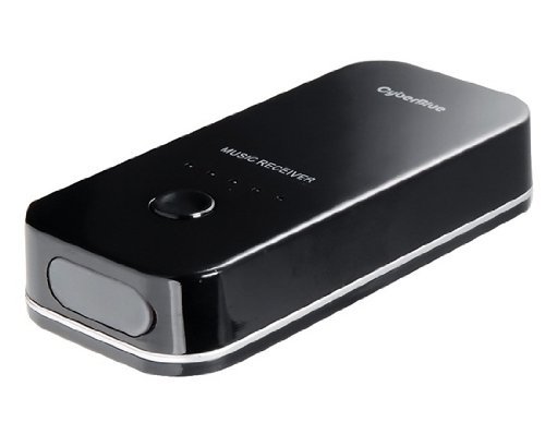 CyberBlue BSH22B Bluetooth Wireless Music Partner Music Receiver (Black) N3