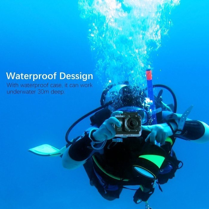 E.life 2" Waterproof Sports DV Camera HD DVR Sports Action Camera Camcorder