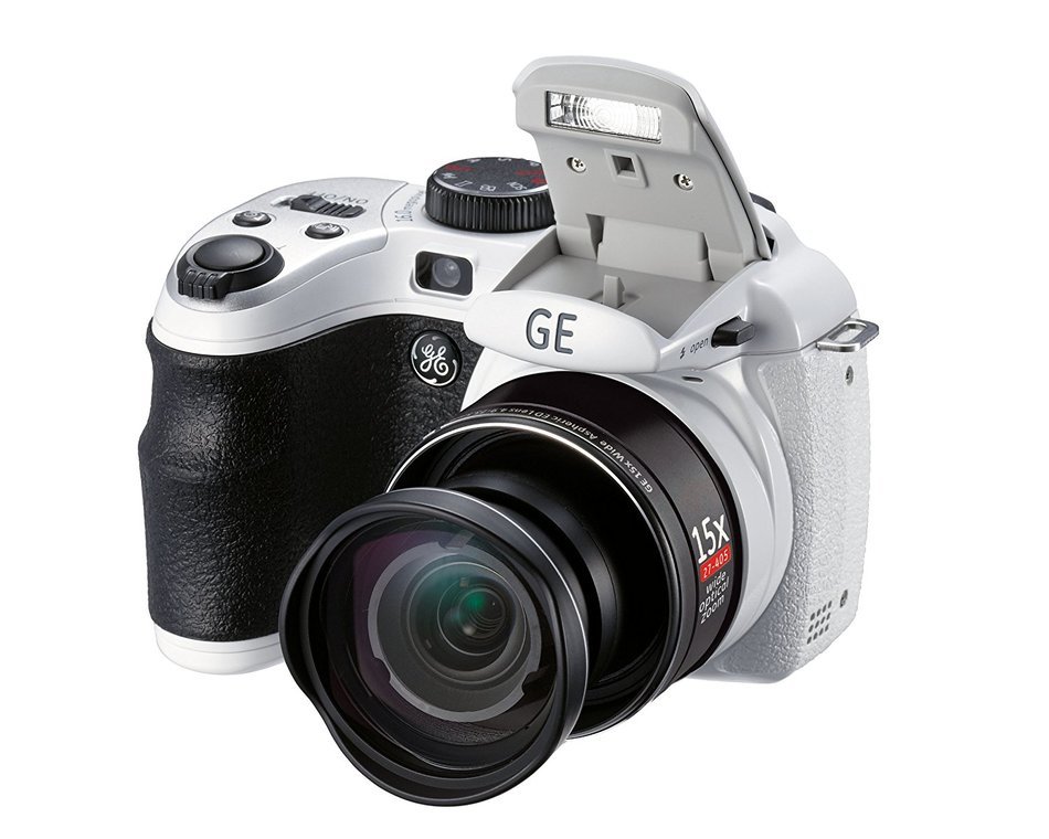 GE Power Pro X500-BK 16 MP with 15 x Optical Zoom Digital Camera, Black (OLD MODEL) N16