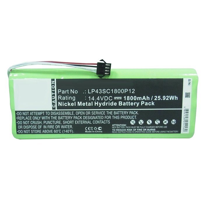 Fresh New Exell EBVB-162 14.4V 1800mAh NiMH Battery For ECOVACS Deebot D523, Deebot D540, Deebot D550, Deebot... N2