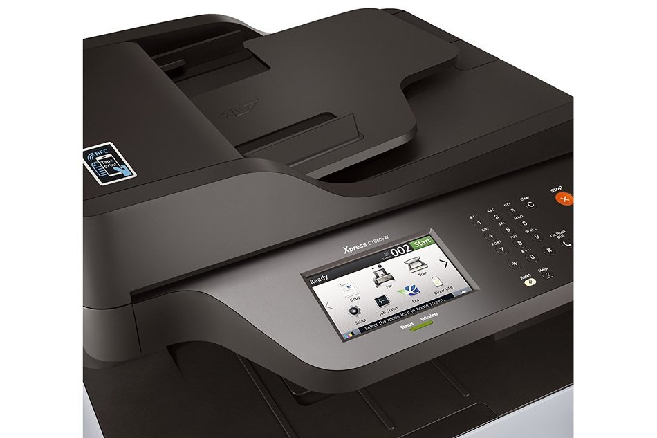 Samsung SL-C1860FW/XAA Wireless Color Printer with Scanner, Copier and Fax, Amazon Dash Replenishment Enabled N3