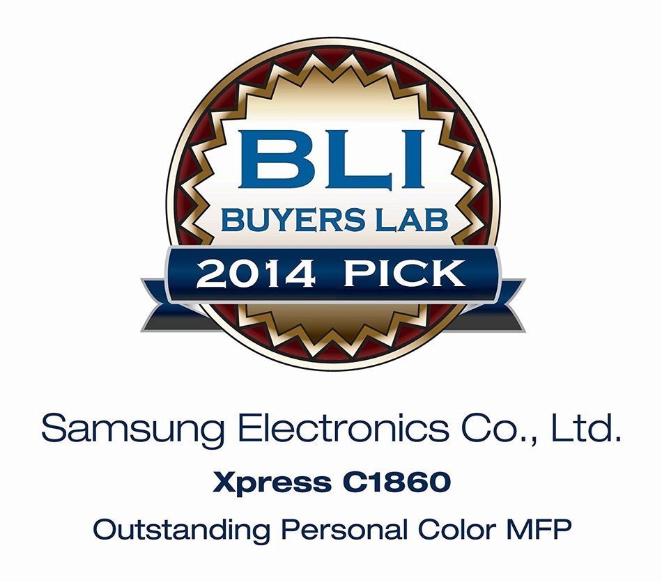 Samsung SL-C1860FW/XAA Wireless Color Printer with Scanner, Copier and Fax, Amazon Dash Replenishment Enabled N4