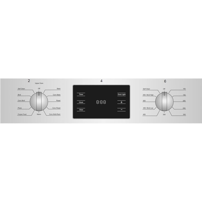 Bosch HBL5451UC 500 30" Stainless Steel Electric Single Wall Oven - Convection N4