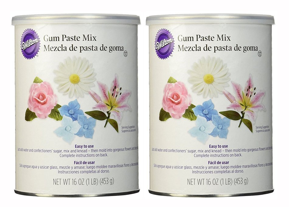Wilton Gum Paste Mix, Set of 2 16oz Containers N5