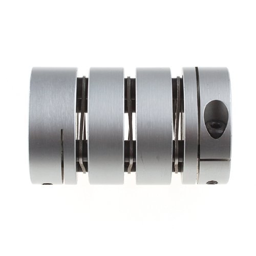 RioRand CNC 10x14mm Motor Shaft Coupler 10mm to 14mm Flexible Couplings OD 39x65.5mm N2