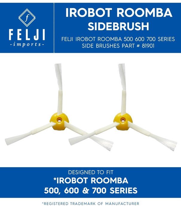 Felji iRobot Roomba 500 600 700 Series Side Brushes Part # 81901