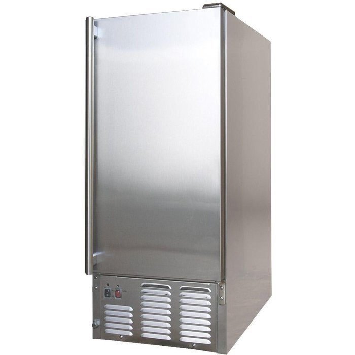 Cal Flame BBQ10700 Outdoor Ice Maker with 1.71 cu. ft. of Storage 25 lbs. Max Ice Storage 44 lbs. Per Day Capacity...