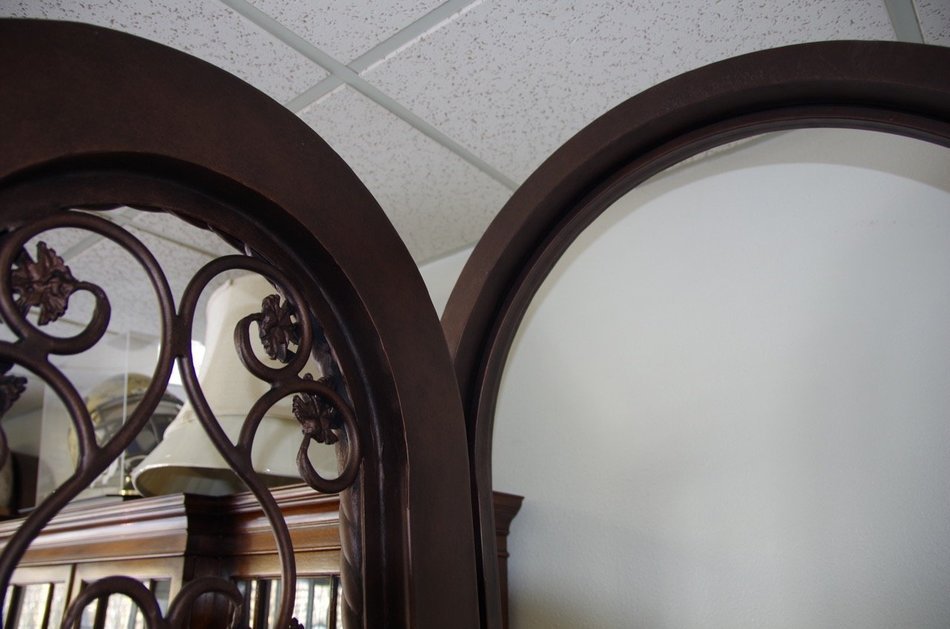 Wrought Iron Wine Cellar Gate (Swing In Left) N2