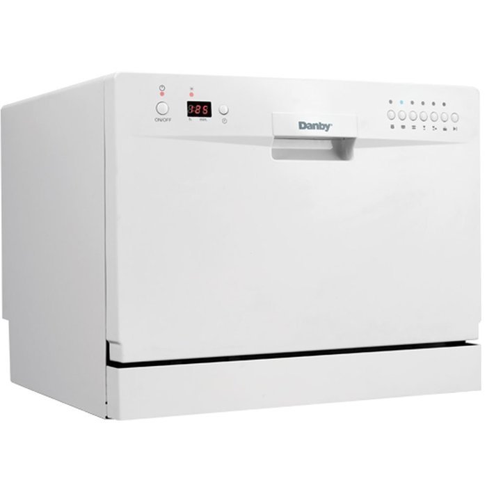 Countertop Dishwasher Premium Portable Stainless Steel White Electric Freestanding Compact Appliances for Table... N3