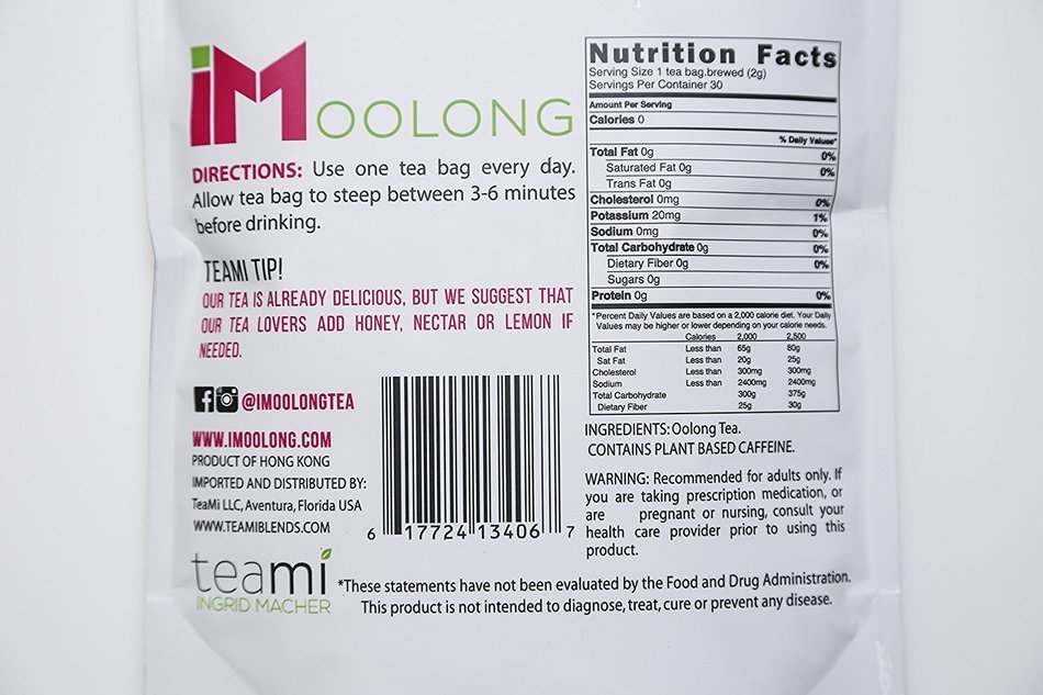 IM Oolong Tea - 30 Day Supply N2