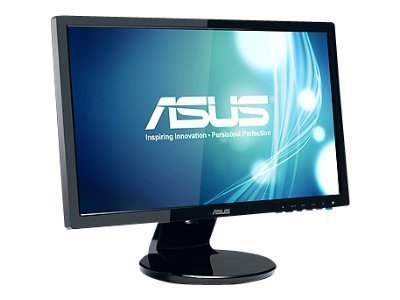 Asus VE198T 19 inch WideScreen 10,000,000:1 5ms VGA/DVI LED LCD Monitor, w/ Speakers (Black)