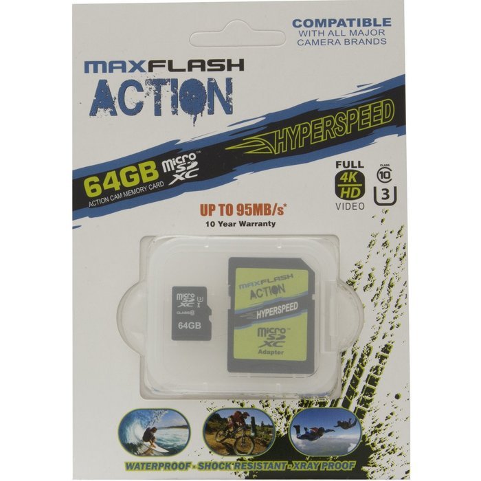 Maxflash Action Hyperspeed Micro SDXC - 64GB One Color, One Size