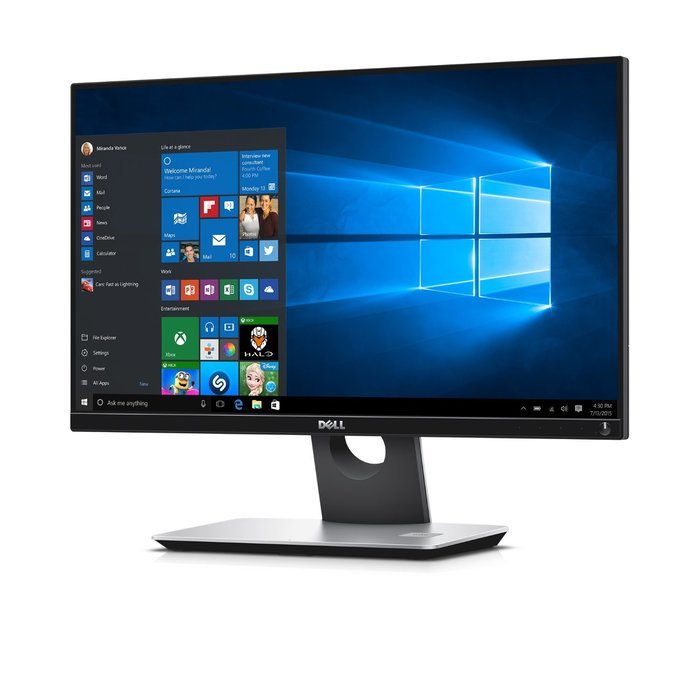 Dell Ultrasharp U2417HJ 23.8" Screen LCD Monitor with Wireless Charging Stand N7