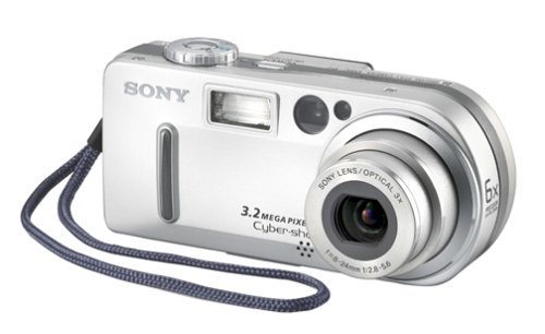 Sony DSCP7 Cyber-shot 3.2MP Digital Camera w/ 3x Optical Zoom N4