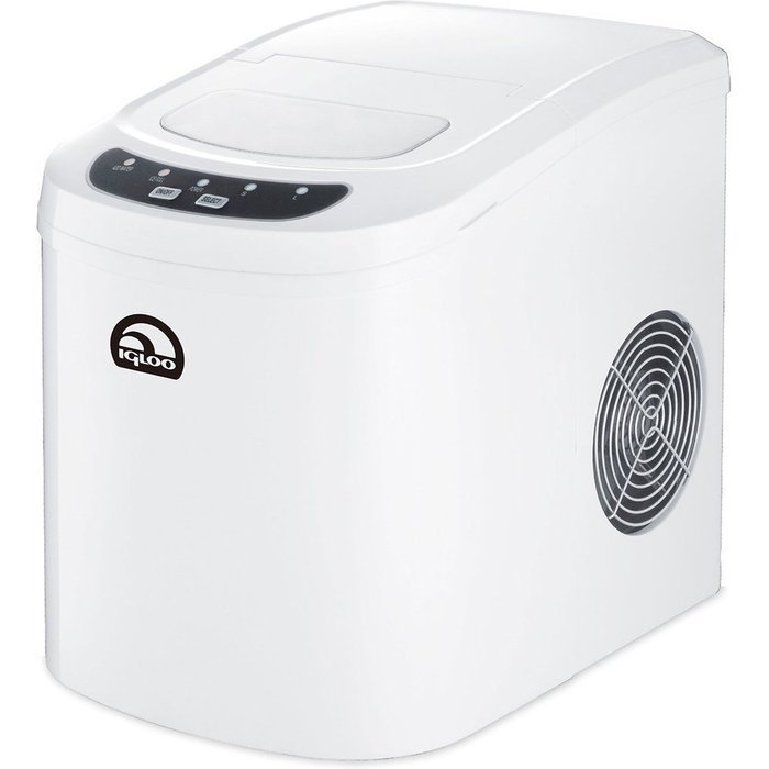 Igloo Compact Ice Maker (ICE102C-White) with Exclusive SodaStream Fountain Jet Soda Maker in Black with w/ 4 Bottles... N2