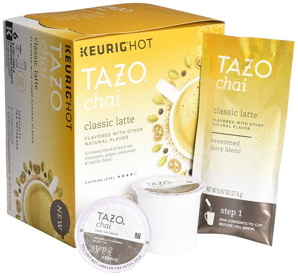 Tazo Classic Chai Latte, K-Cup for Keurig Brewers, 24 Count N3