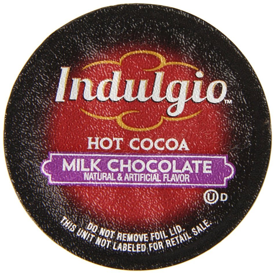 Indulgio Milk Chocolate Cocoa Single Serve for Keurig K-Cup Brewers, 24 Count N2