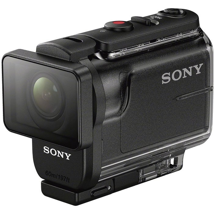 Sony Action Cam HDR-AS50 Wi-Fi HD Video Camera Camcorder with 64GB Card + Battery + Backpack + 2 Helmet & Suction... N3