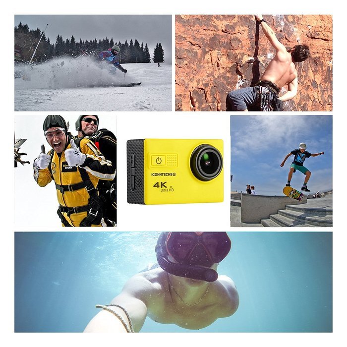 ICONNTECHS IT Ultra HD 4K Sport Action Camera WIFI 1080P 60fps HDMI 20MP+ 170 Degree Wide Viewing Angle Waterproof... N26