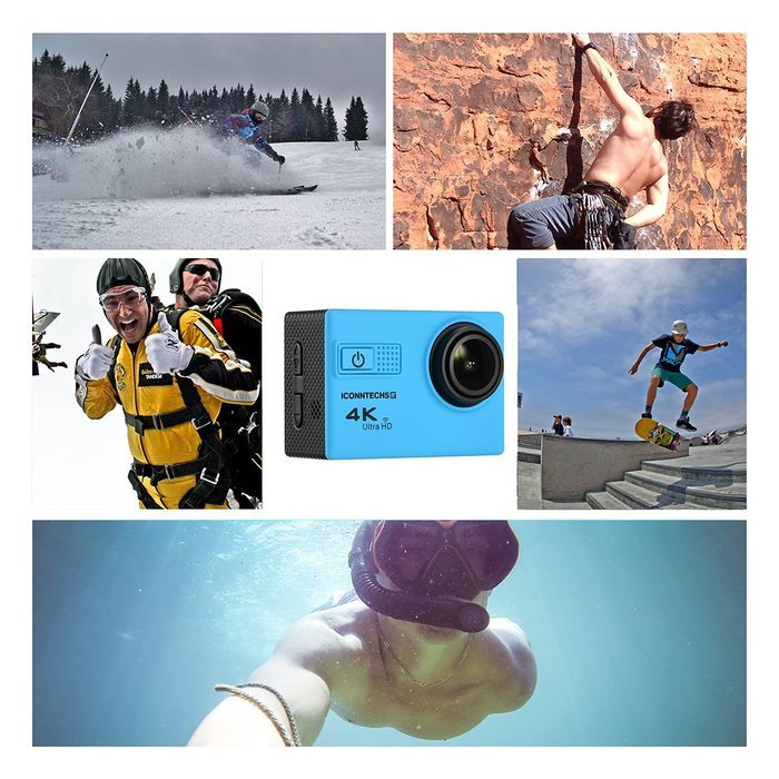 ICONNTECHS IT Ultra HD 4K Sport Action Camera WIFI 1080P 60fps HDMI 20MP+ 170 Degree Wide Viewing Angle Waterproof... N29