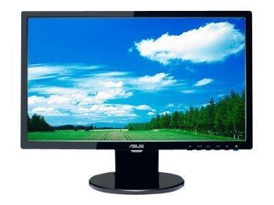 Asus VE198T 19 inch WideScreen 10,000,000:1 5ms VGA/DVI LED LCD Monitor, w/ Speakers (Black) N3
