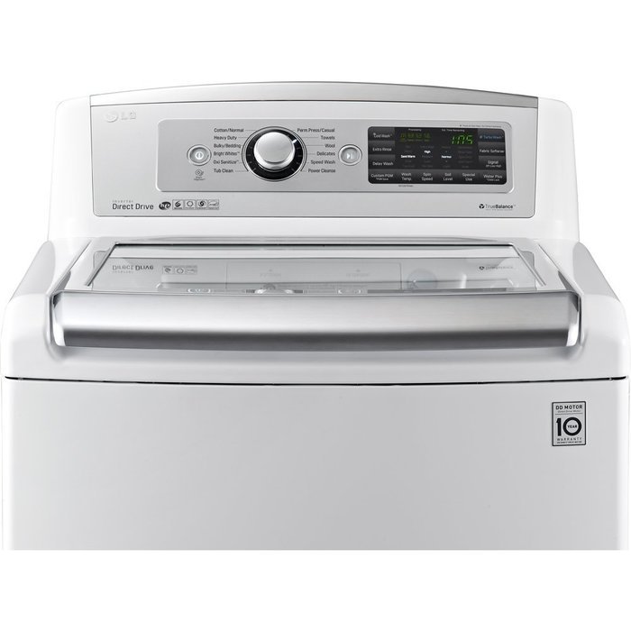 LG WT5480CW 27" Top Load Washer in White N3