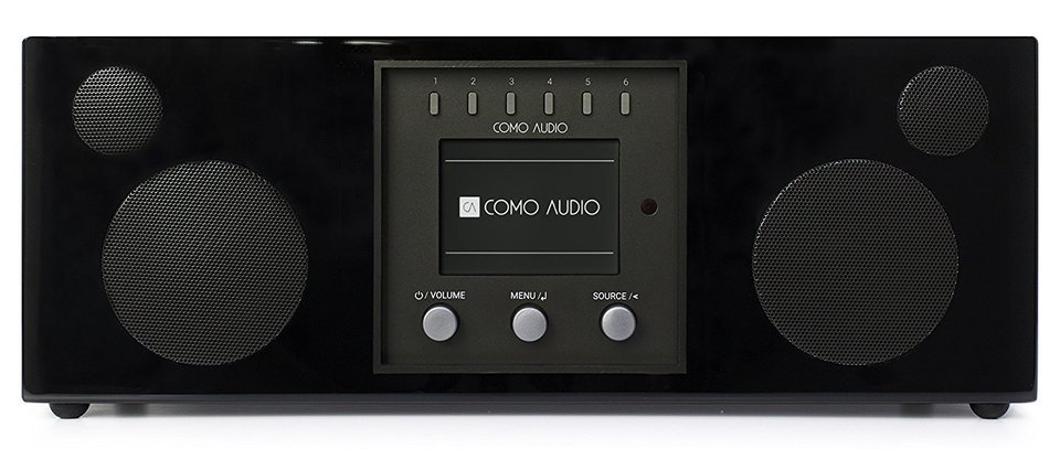 Como Audio Duetto Wireless Music System, Walnut/Black N8