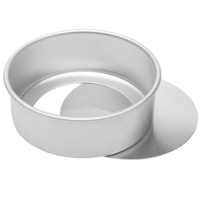Dealglad&reg; 8 Inch X 3 Inch Anodized Aluminum Round Cheesecake Pan Chiffon Cake Mold Baking Mould with Removable... N3