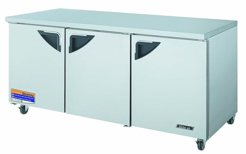 Turbo Air TUR72SD 19 cu. ft. Super Deluxe Undercounter Refrigerator with Efficient Refrigeration System Hot Gas...