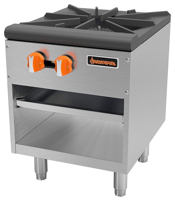 MVP Group SRSP-182 Gas Stock Pot Range, 18", Grey