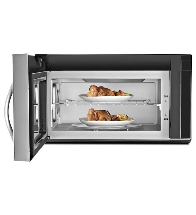 Whirlpool WMH76719CH 30" Over the Range Combination Range Hood Microwave with 1.9 cu. ft. 1100 Cooking Watts 4... N6