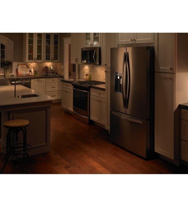 Whirlpool WMH76719CH 30" Over the Range Combination Range Hood Microwave with 1.9 cu. ft. 1100 Cooking Watts 4... N7