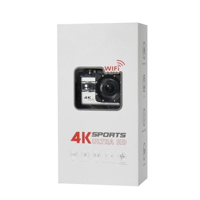Ultra HD 4K 24fps WiFi Action Camera 16MP 2 Inch Voice Alert 170 Degree Helmet Cam Sport Camcorder N6