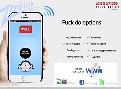 LAIYIN TCL sweeping WIFI cleaning robot intelligence control real-time monitoring vacuuming brush to clean the... N8