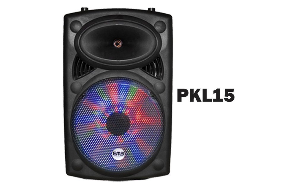EMB PKL15 1700W 15" PA Rechargeable Speaker System