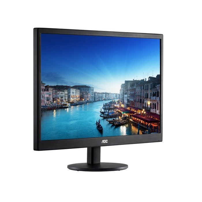 AOC 24" Full HD 1080p Slim LED LCD Monitor Widescreen Dual HDMI/VGA - E2470SWHE (Certified...