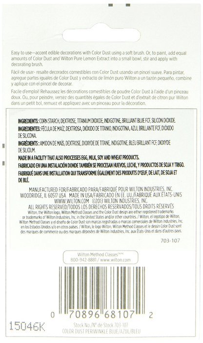 Wilton 489630 Color Dust 3grams-Pkg-Deep Pink N6