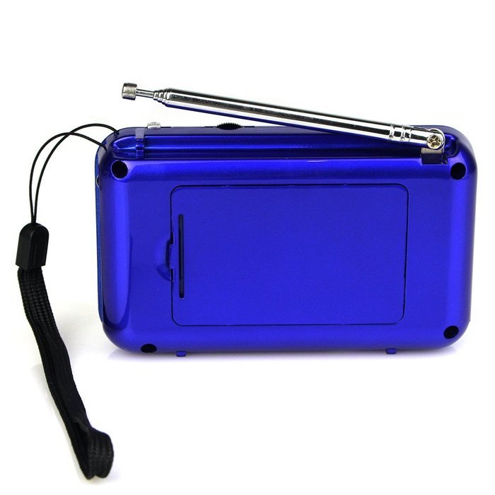 TIVDIO L-065 Pocket Digital FM Radio with REC Recorder MP3 Player Speaker Micro SD T-Flash Card with Flashlight... N2
